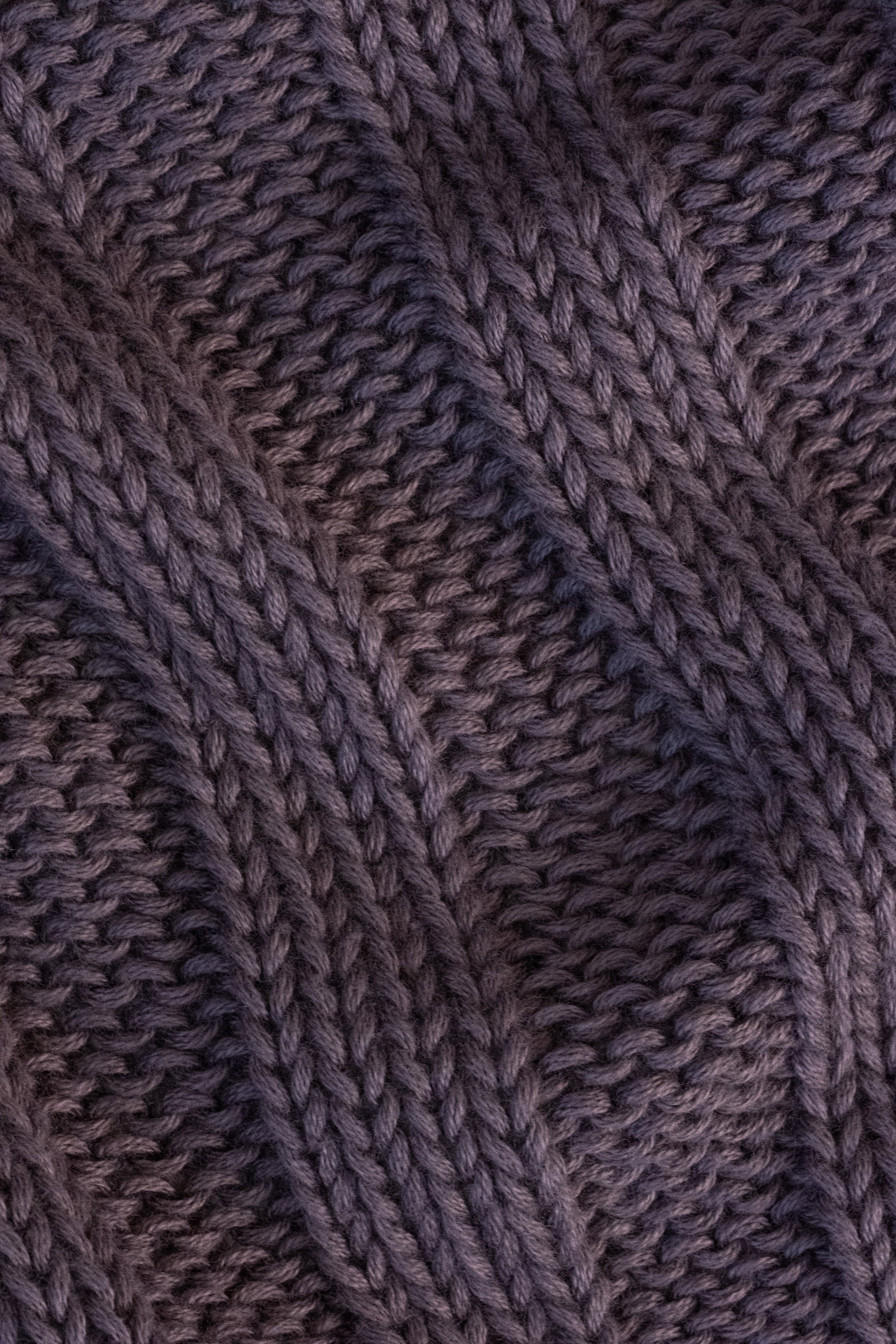 The Rib Knit Throw in Charcoal