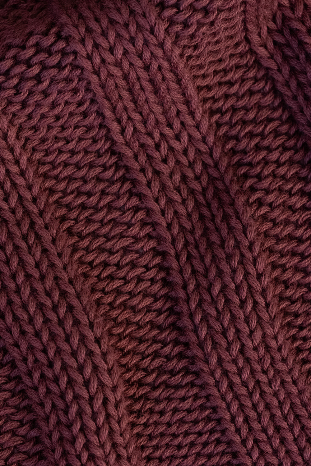 The Rib Knit Throw in Fig