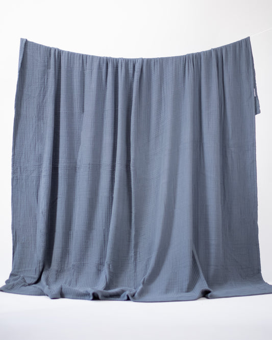 The Stitched Cotton Quilt in Dusk