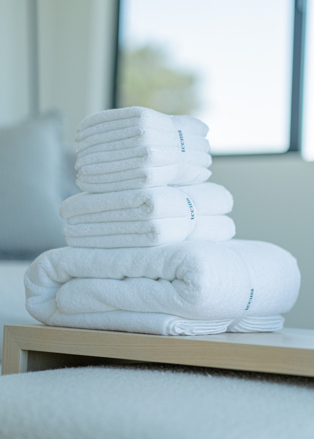 The Luxe Washcloths in White