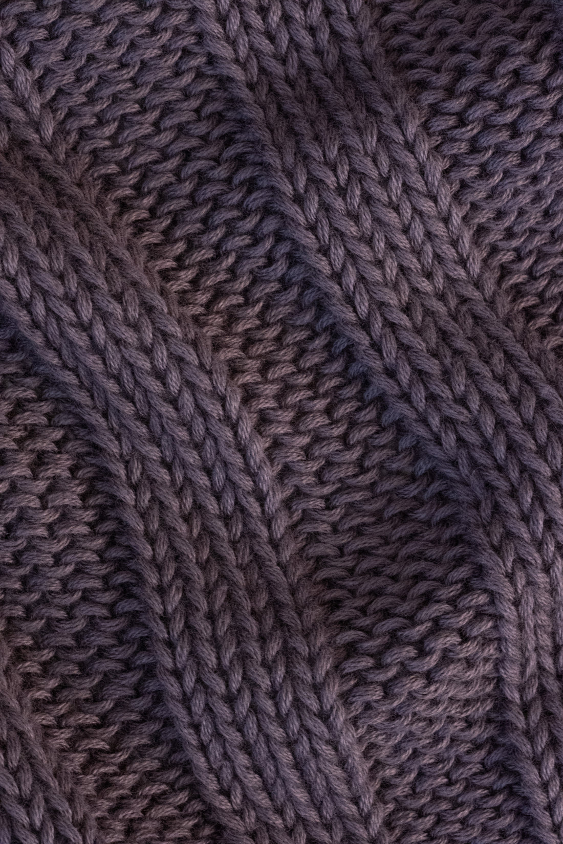 The Rib Knit Throw in Charcoal