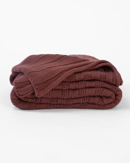 The Rib Knit Throw Bundle