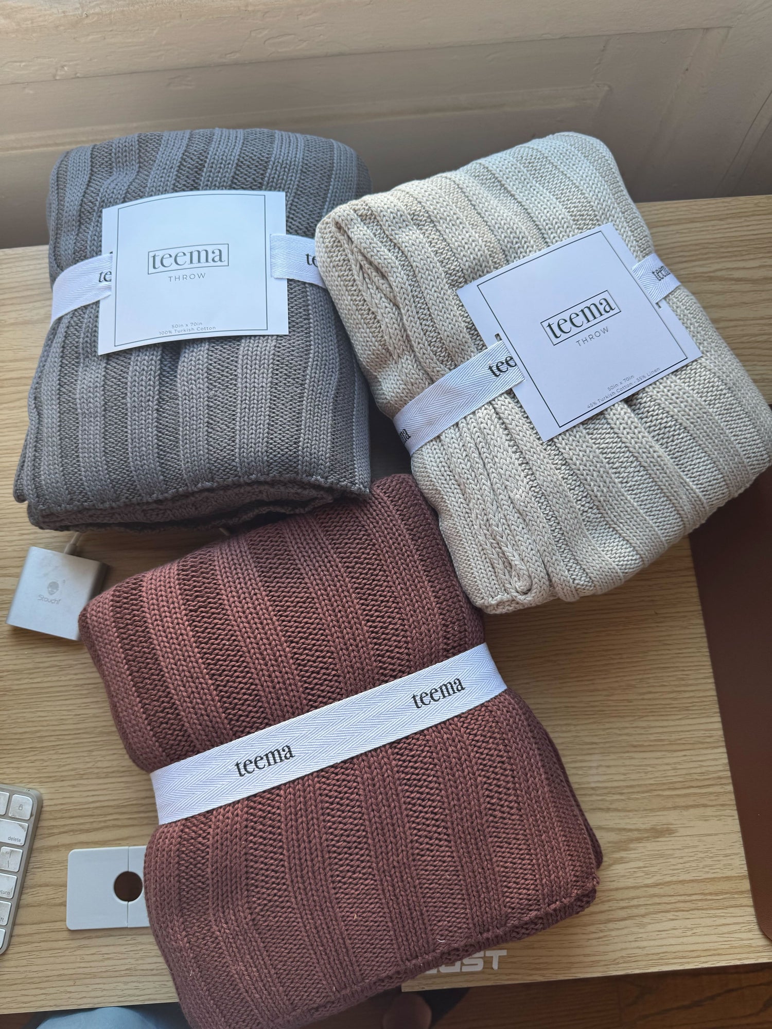 The Rib Knit Throw Bundle