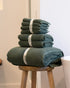 The Luxe Washcloths in Jade