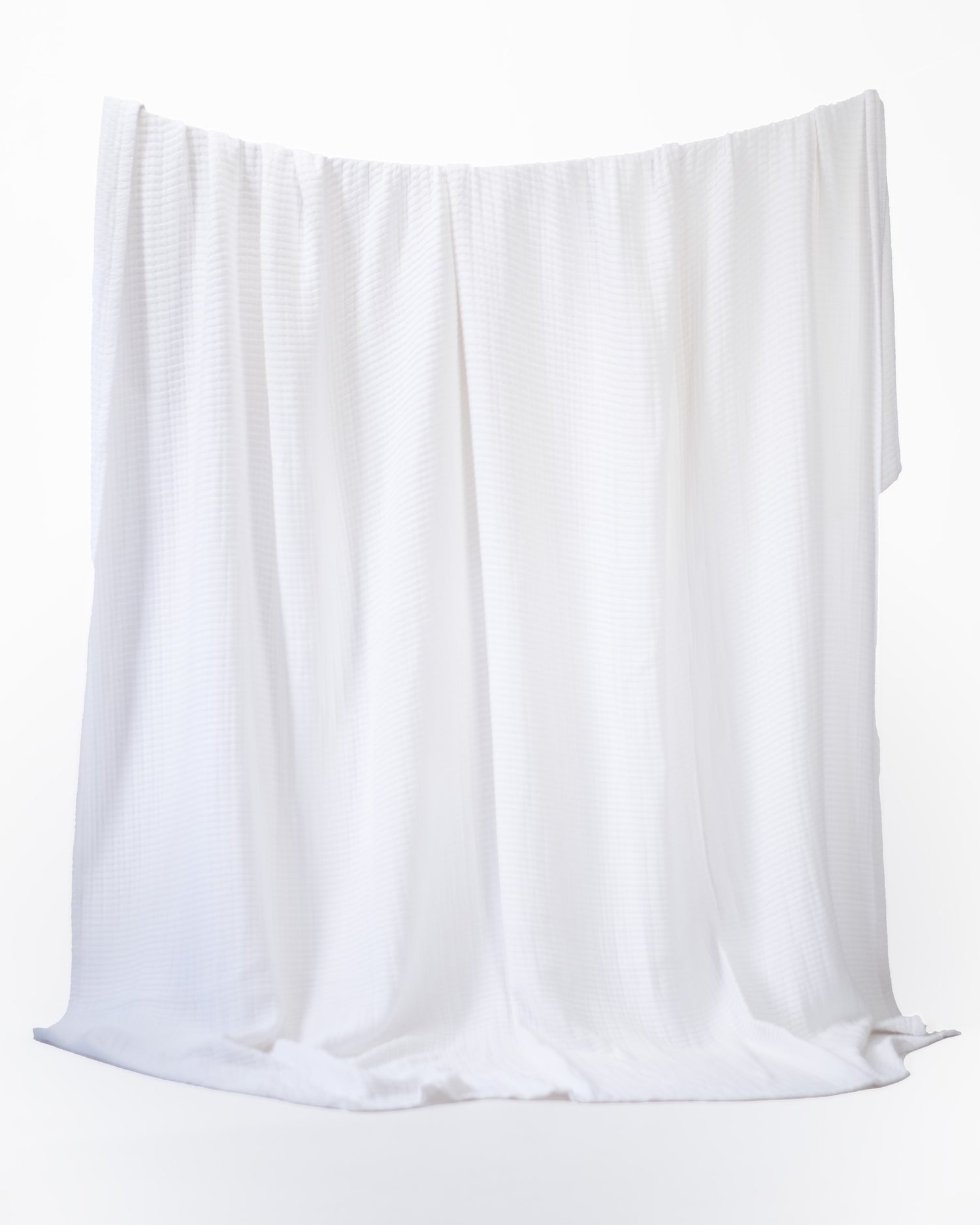 The Stitched Cotton Quilt in White