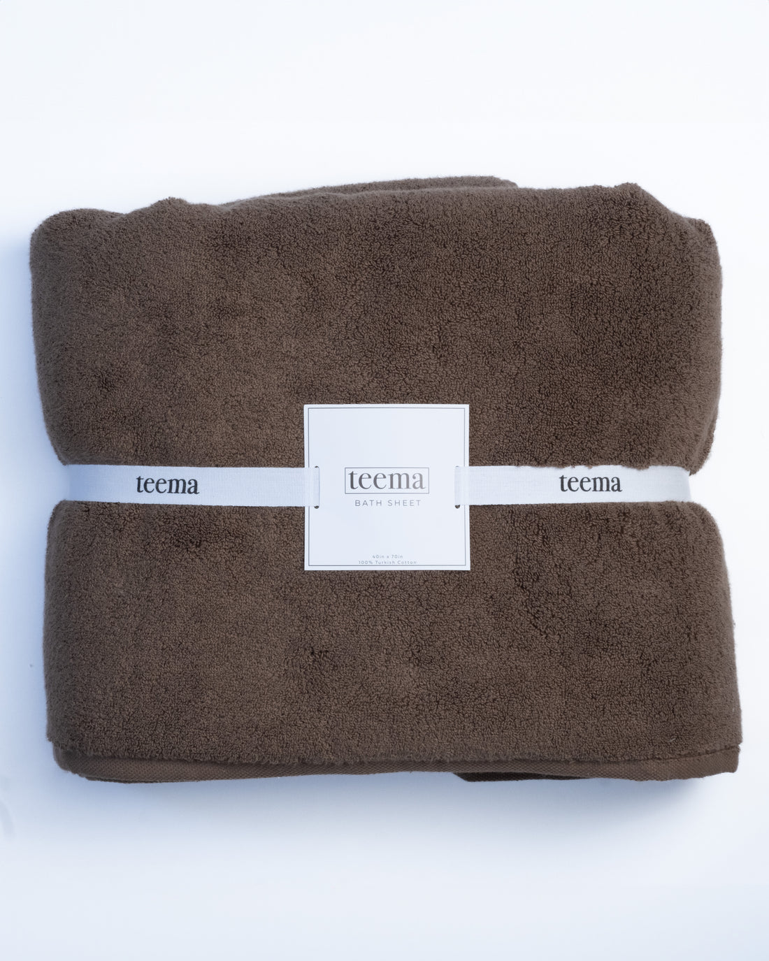 The Luxe Bath Sheet in Chocolate