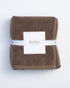 The Luxe Hand Towels in Chocolate