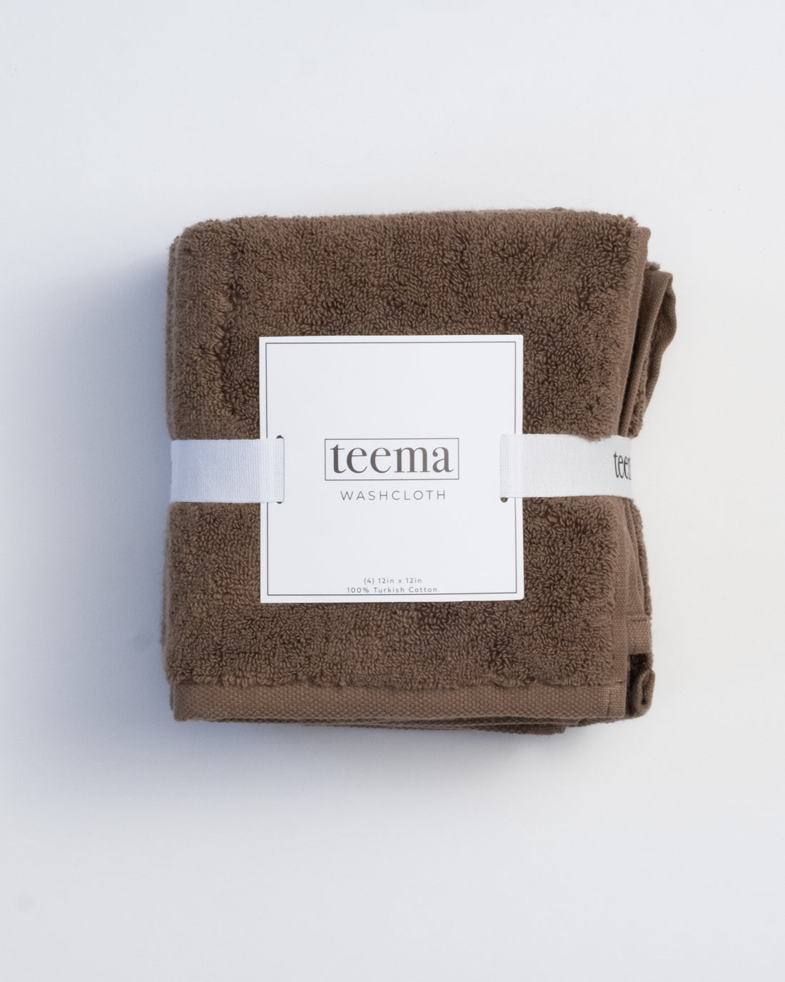 The Luxe Washcloths in Chocolate