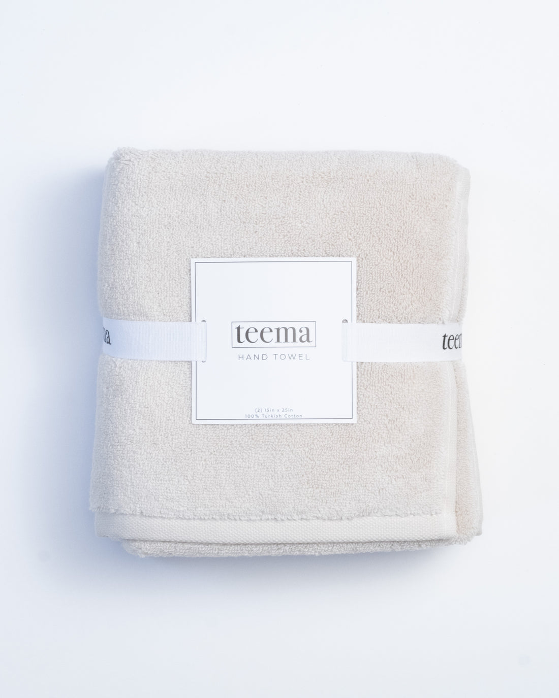 The Luxe Hand Towels in Sand