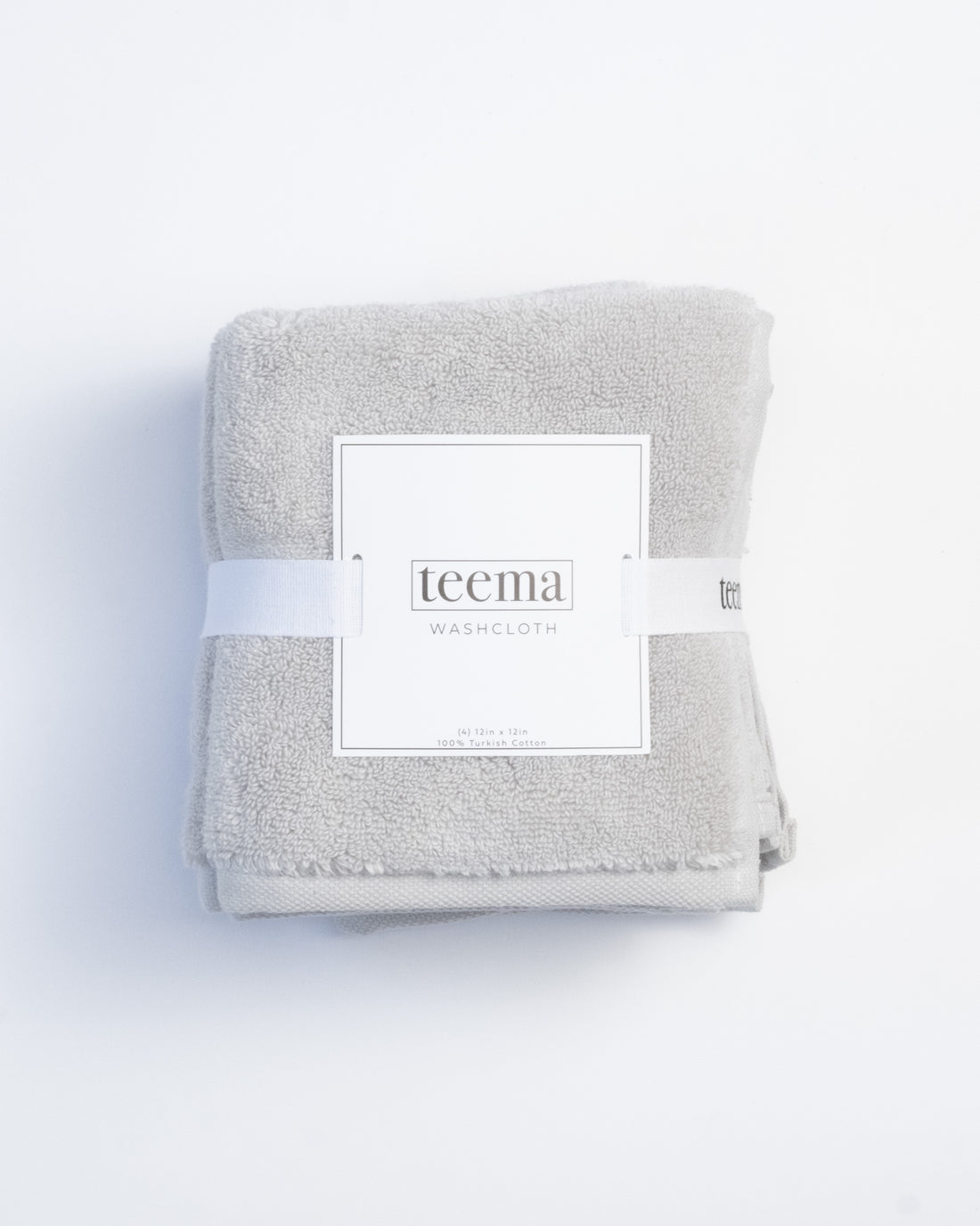 The Luxe Washcloths in Stone