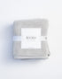 The Luxe Washcloths in Stone