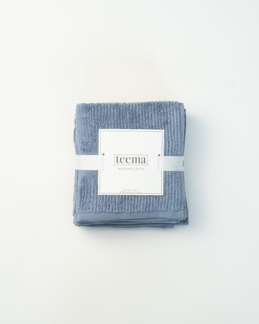 The Ribbed Washcloths in Spa