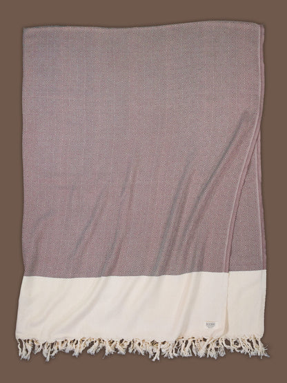 The Hamptons Blanket in Brown